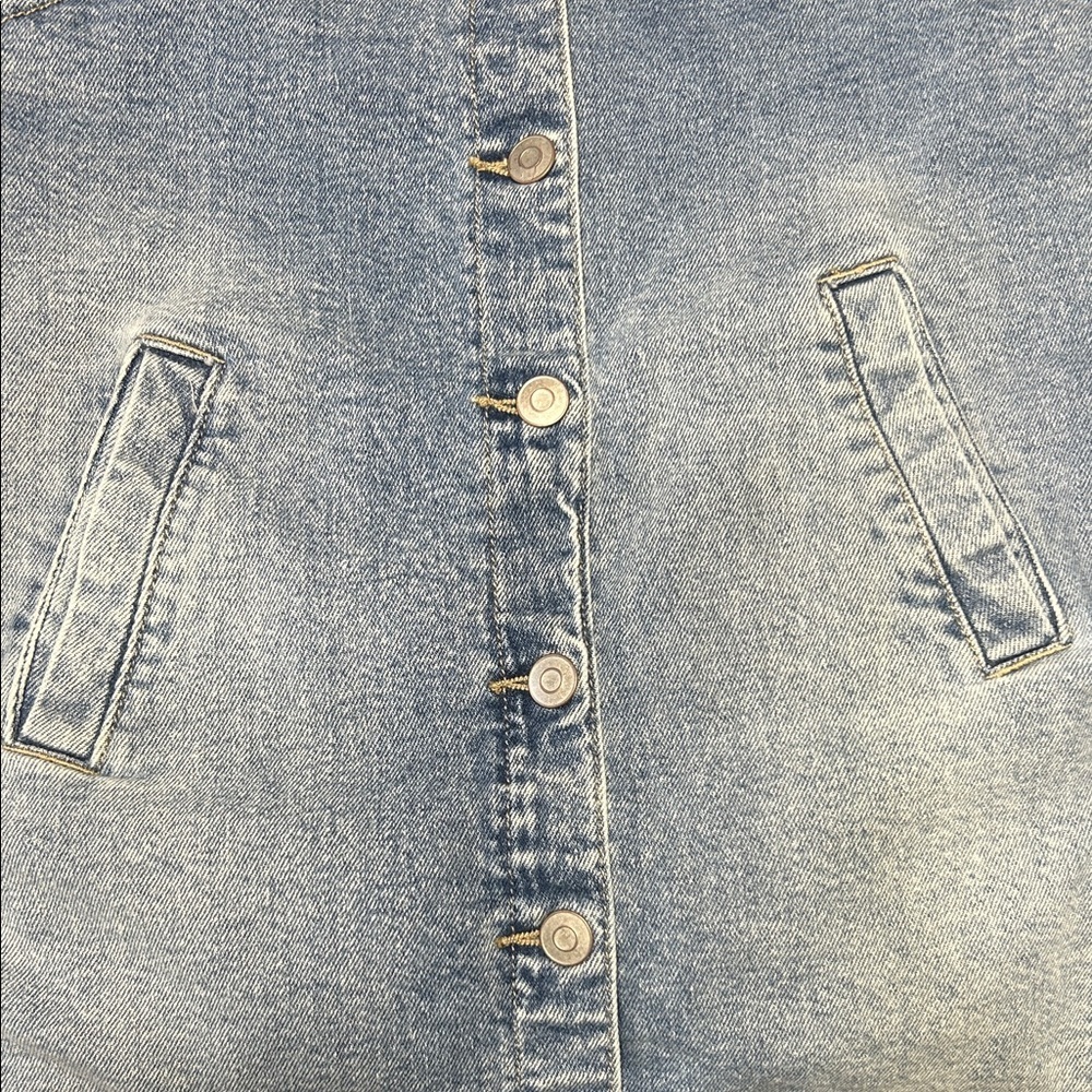 Denim Overall Dress xs - Picture 3 of 8